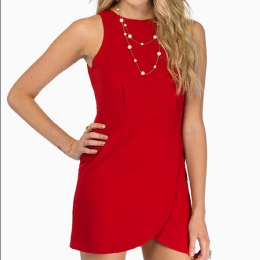 Tobi Faux Wrap Dress